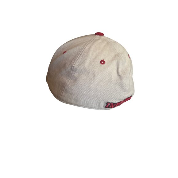 Indiana University IU Zephyr  Baseball Cap Beige & Red Acrylic Wool  7 5/8 - Picture 2 of 7